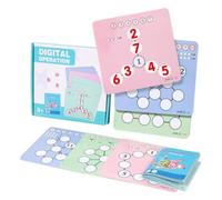 Division Flash Cards 400g Colorate Portatili Sicure Riutilizzabili Interatt | Schede Flash Con Divisione Di Moltiplicazione Della Scuola Materna, Diagrammi Di Matrici Di Numeri Per La Scuola Materna Asil