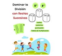 División Posada 5º y 6º de Primaria: Dominar la División de Números de Varias Cifras: Exercicios Progresivos con Respuestas para un Dominio Completo