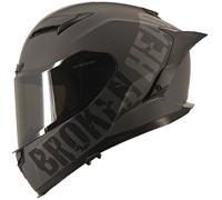 Divisione Black Shadow Matt Con Visiera In Cromo Nero