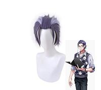 Divisione Rap Battle Hypnosis MIC Tsutsujimori Rosho Parrucca corta Cosplay Costume DRB Capelli sintetici termoresistenti Uomo Donna Parrucche