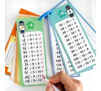 divisione set di biglietti 15 pezzi Fogli di Divisioni, Giochi di Numeri Matematici da Tavolo,2 Pennarelli Cancellabili,Flashcard per Imparare le Divisioni,per Giochi Matematici e Dividere