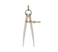 Divisore ala, bussola in pelle in pelle ad ala in acciaio a carbone regolabile bussola in pelle in metallo per disegno in legno (200 mm)