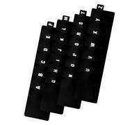 Divisore Alfabetico per Dischi in Vinile Plastico, 26 pezzi 17x12,5x0,1cm | Separatore per Collezioni Musicali, Finitura Elegante, per Negozi e Sale Audio, Migliora l'Ordine
