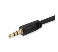 Divisore Audio EQUIP 2x3.5mm a 3.5mm Nero