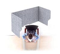 Divisore da scrivania acustico portatile pieghevole per la riduzione del rumore dell'ufficio e lo scudo di distrazione visiva, 1 pezzo protezione da scrivania per spazi di lavoro