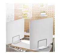 Divisore da scrivania in schiuma acustica, 60 x 40 cm, pannello privacy in PVC per ufficio e aula Divisione per ridurre il rumore per test degli studentiGrayBoost Focus & Productivity