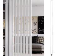 Divisore della Stanza con doghe di Legno Regolabili, Schermo di Privacy del Pavimento al soffitto Personalizzabile per camere da Letto, soggiorni e uffici