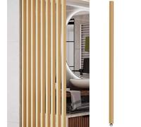 Divisore della Stanza con doghe di Legno Regolabili, Schermo di Privacy del Pavimento al soffitto Personalizzabile per camere da Letto, soggiorni e uffici