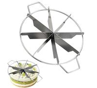 Divisore Della Torta - Preciso Cake Equal Portion Marker | Marcatore Della Porzione Di Cakie Rotondo | Easy Cakie Cutter Slicer | Porzioni Di Torte Pratiche Cutter Adatto A Cottura, Feste, Matrimoni E