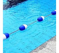 Divisore di sicurezza per piscina galleggiante con gancio per nuoto sicuro facile installazione durevole barriera di sicurezza regolabile per bambini e animali domestici