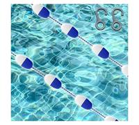 Divisore di sicurezza per piscina, separatore galleggiante regolabile per una separazione sicura della profondità, facile da installare, allenamento in gara