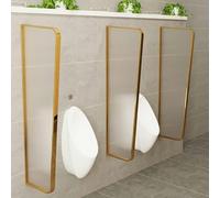 Divisore divisorio per orinatoio con telaio in acciaio inossidabile per uomini schermo privacy orinatoio separatore toilette divisorio uomini bagno deflettore WC pubblico divisorio per hotel, bar