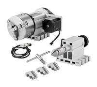 Divisore K11-100mm Mandrino a 3 ganasce 2.6"/65mm Altezza centrale MT2 Contropunta Rapporto di trasmissione 6:1 Universale for fresatura Incisione