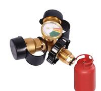 Divisore Per Bottiglia Di Gas - Distributore Del Serbatoio Del propano | Splitter A Y Con Valvola Di Intercettazione | Raccordo Di Tubo Di Precisione Per Fornelli Da Campeggio, Accessori Per