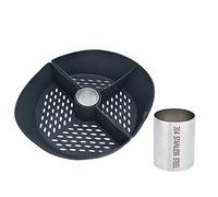 Divisore per Camera di Cottura per Bimby, Padella Divisoria in Silicone Antiaderente per Dividere la Camera di Cottura, Divisore per Cottura a Vapore Compatibile con TM6 TM5 TM31, Adatto per Vorwerk