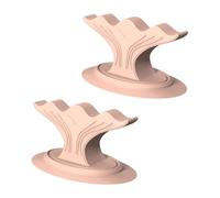Divisore per dita in silicone sicuro con divertente design a coda di balena e base antiscivolo per fermare il movimento, adorabile divisore a coda di balena