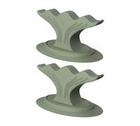 Divisore per dita in silicone stabile e confortevole per la cura dell'unguis evidenziando il piano di fluttuazione e la base della tazza di assorbimento per fermare il movimento elastomero Unguis Art