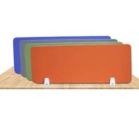 Divisore per la privacy da scrivania, con riduzione del rumore e protezione contro il plagio, verde 80 x 30 x 1,6 cm, ideale per casa, ufficio e spazi di studio, migliora la concentrazione e la
