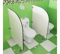 Divisore per orinatoio per bambini, in legno, impermeabile, per asilo, insonorizzato, protegge l'orinatoio adatto ai bambini