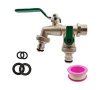 Divisore per tubo da giardino a 2 vie, ingresso da 1/2 pollice, attrezzo