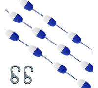 Divisore portatile di sicurezza per nuotare con corda e galleggiante, barriera galleggiante per interni ed esterni, con ganci, marcatura C, per un ambiente sicuro di nuoto