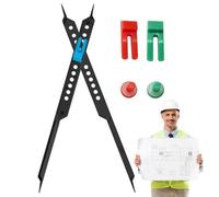 Divisore proporzionale: strumento per di disegno da 10 pollici inPP | per il disegno trasferimento rapporto, ingrandimento e riduzione delle dimensioni, calibro per misurazione de