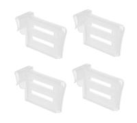 Divisore retrattile divisore estendibile frigorizer clip separatore di stoccaggio regolabile per le bevande alimentari organizzazione PP materiale 4pcs (S)