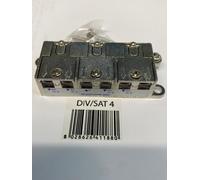 Divisore segnale antenna 4 uscite, lotto di 20pz.