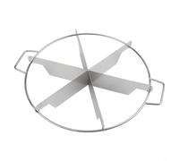 Divisore Torta Pizza Acciaio per robusto Divisore Torta Pizza(6-cut) | Divisione precisa in 6, 7 o 9 fette, design per circolare funzionale, per ideale per torte e pizza
