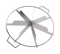Divisore Torta Pizza Acciaio per robusto Divisore Torta Pizza(7-cut) | Divisione precisa in 6, 7 o 9 fette, design per circolare funzionale, per ideale per torte e pizza