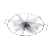 Divisore Torta Pizza Acciaio per robusto Divisore Torta Pizza(8-cut) | Divisione precisa in 6, 7 o 9 fette, design per circolare funzionale, per ideale per torte e pizza