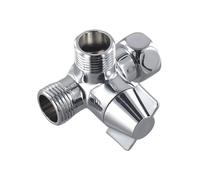 Divisore Tubo Doccia Con Adattatore A T Con Valvola Deviatrice A 3 Vie 1/2