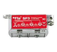 Divisore TV FTE per digitale terrestre e satellitare 3 uscite 6 dB 5-2400 MHz SF3
