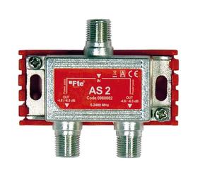 Divisore TV/SAT FTE a 2 Uscite 5-2400 MHz 4-6 dB AS2