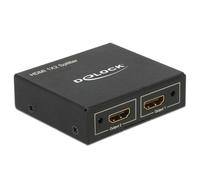 Divisore Video HDMI DeLOCK 87701 2x HDMI Nero Metallo 340 MHz