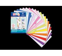 Divisori A4 Oxford Strongline - 10 posizioni - Colori diversi - 4 fori - Plastica opaca - 500 micron NEW