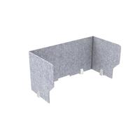 Divisori acustici da scrivania a morsetto, 50 x 100 x 50 cm, per la riduzione del rumore e il controllo della distrazione visiva, ideale per cubicoli e aree di studio