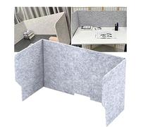 Divisori acustici portatili da scrivania, indipendenti per la privacy, per ufficio e laboratori informatici, divisori fonoassorbenti, 100 cm, ideali per migliorare la messa a fuoco del lavoro