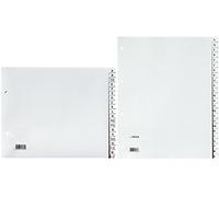 Divisori alfabetici Q-Connect A-Z 24,5x29,7 cm grigio 24 pagine KF01843