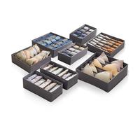 Divisori Cassetti Set 8 Organizer Pieghevoli per Armadio e Comò