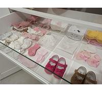 divisori cassetto Organizer compatibile per armadio Ikea Pax PMMA CRYLUX COLATO trasparente sistema di organizzazione dei cassetti misura 89,5x53cm altezza 8cm