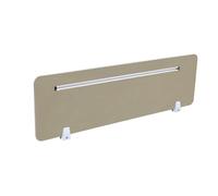 Divisori da scrivania per la privacy, 100 cm x 30 cm, pannelli acustici marroni, divisorio per ufficio, riduzione del rumore e blocco della distrazione visiva, per spazi di lavoro