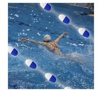 Divisori di corsia di sicurezza per piscina, corda galleggiante in nylon con ganci, divisori per piscine per aree pericolose, migliorano la sicurezza delle vie navigabili
