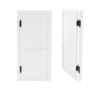 Divisori d'ingresso da 106,7 cm (bianco, 91 x 107 cm) | Elegante porta per camera da letto con ritorno automatico, divisorio rimovibile per soggiorno, corridoio e cucina