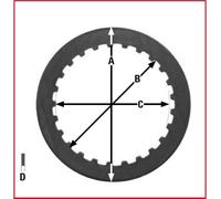DIVISORI DISCO FRIZIONE SUZUKI GSXR 600 08-14, GSXR 750 06-16