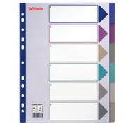 ESSELTE Intercalare in PPL Traslucido 6 tasti - f.to MAXI - 20647