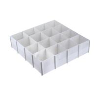 Divisori Flessibili in Plastica per Cassetto Organizzazione Calze Lingerie 5 Pez