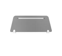 Divisori for banchi di classe,Divisorio for scrivania con fessura in alluminio for il suono,Ridurre il rumore e le distrazioni visive,per ufficio, call center, scuola, studio legale(Gray,90cmX30cm)