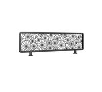Divisori in ferro forgiato per tavoli da pranzo, schermi vuoti decorativi per ristoranti, controsoffitti rialzati per bar da ufficio (A, 60 x 30 cm) - Soluzioni alla moda per la privacy