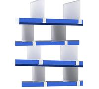 Divisori in plastica per riporre e organizzare, divisori regolabili per massimizzare lo spazio e organizzare gli oggetti in modo efficiente